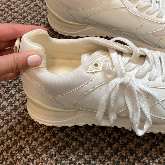 ALDO white sneakers with wedge - Picture 3 of 5